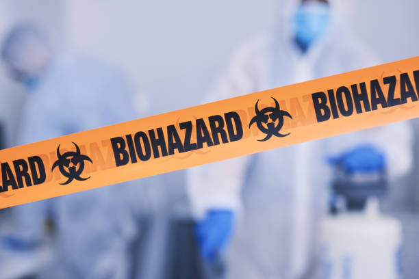 Professional Blood Cleanup technician working in Santaquin, UT